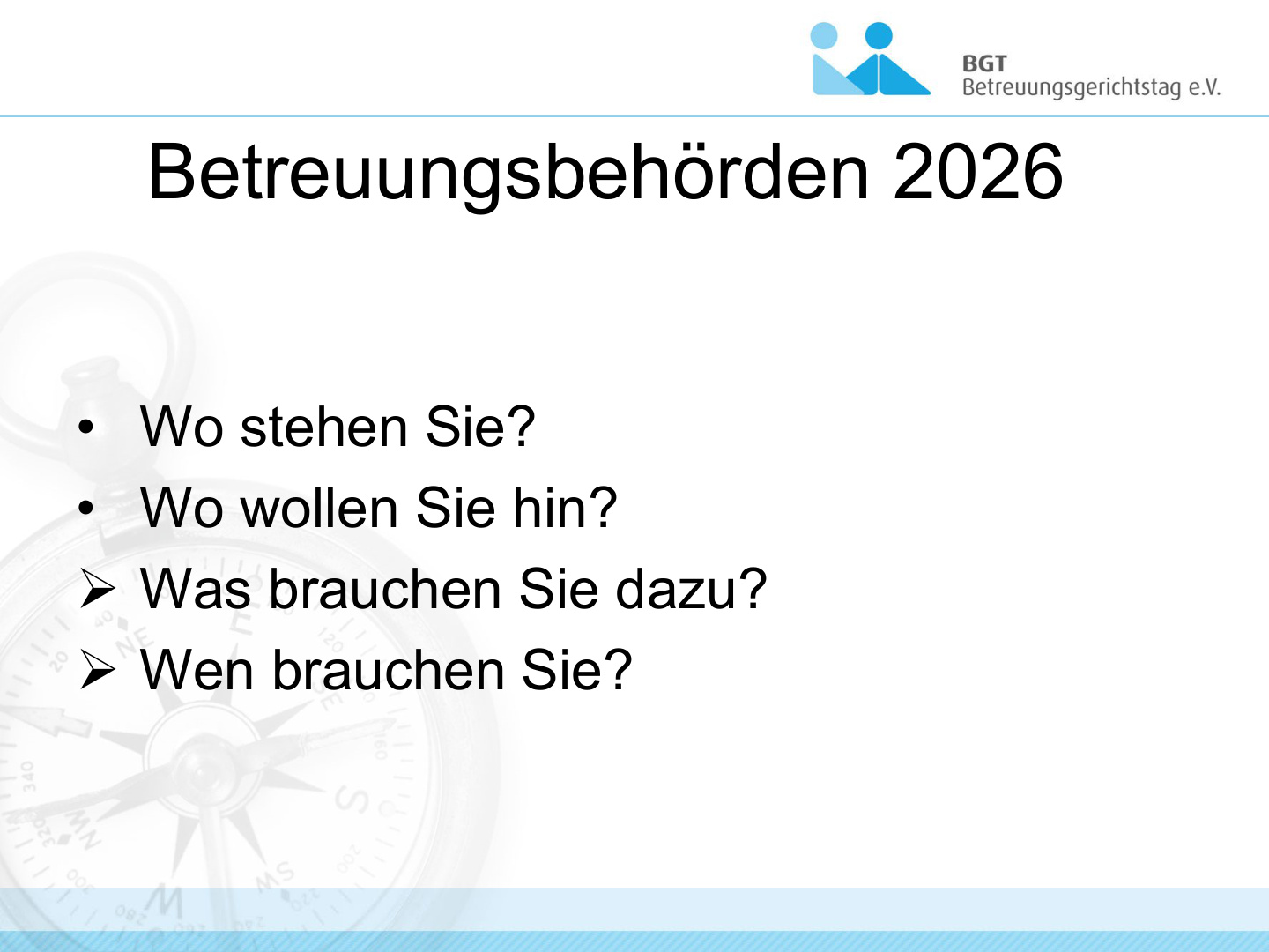 Prof. Brosey Quo Vadis - Zukunftsvision Betreuungsbehörde S.15